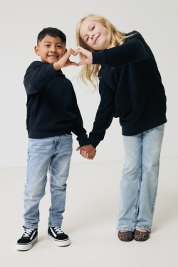 Logotrade promotional products photo of: Iqoniq Yengo kids recycled cotton hoodie with sidepockets